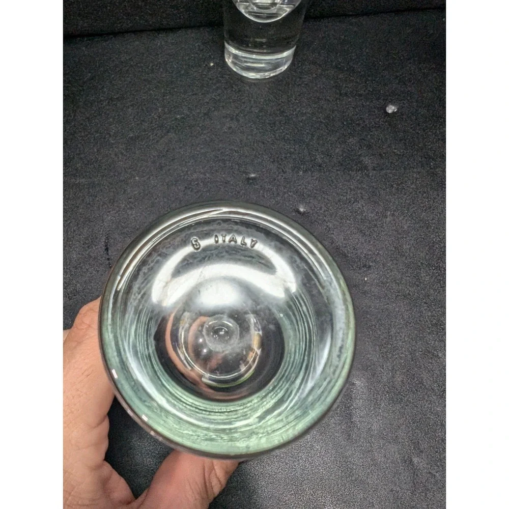 Borgonovo Drinking Glasses, Italian Crystal Bitters Glasses,‎ Amaro Liqueur Set